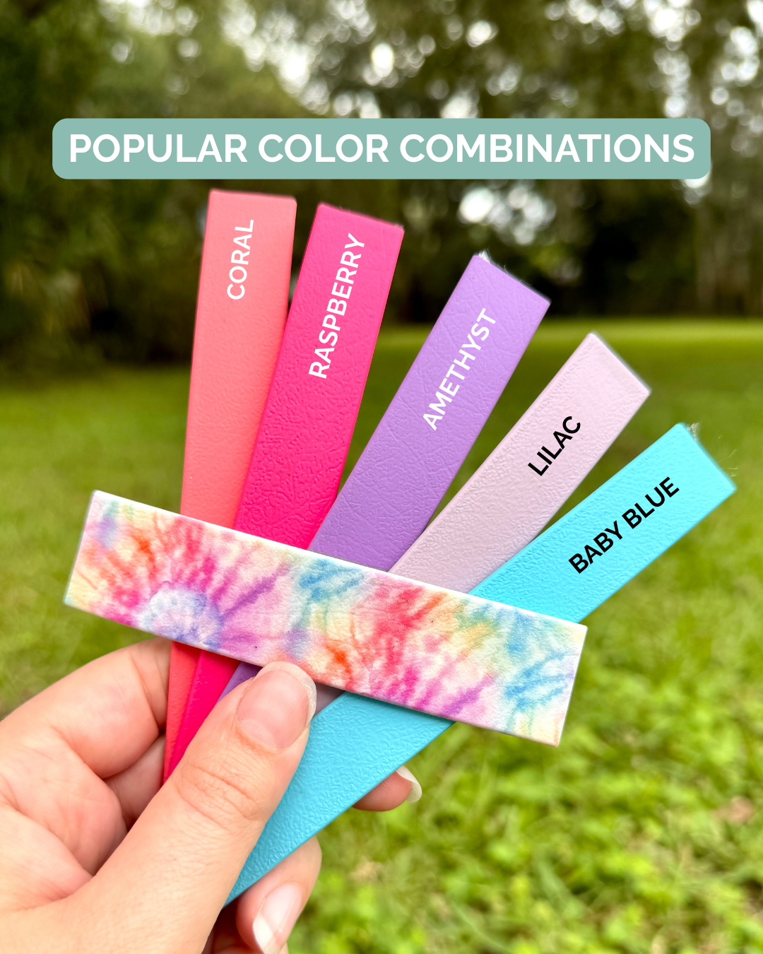 Tie-Dye: Mini Printed Double Layer Biothane Dog Collar