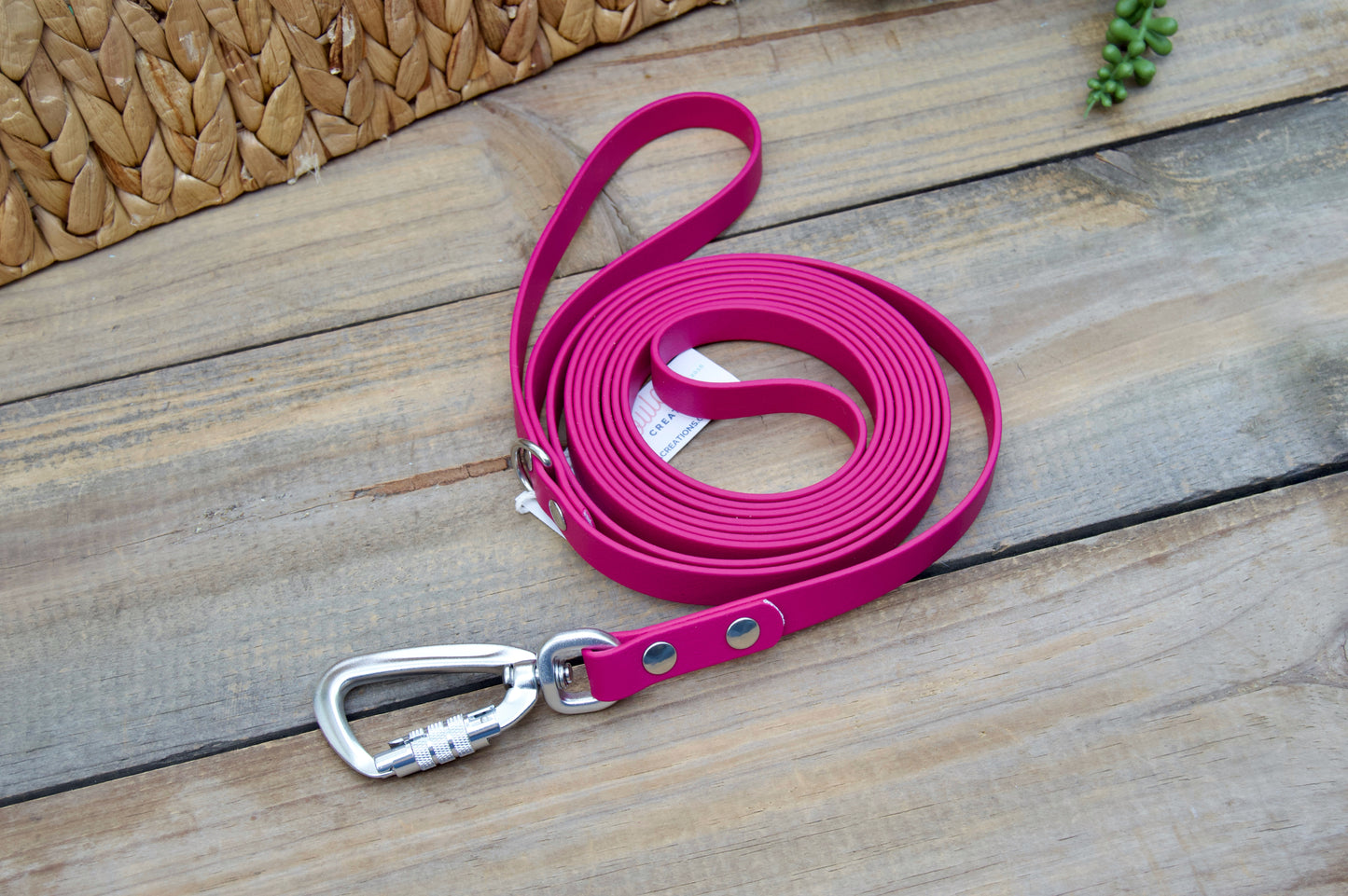 RTS 10 and 15 FOOT Classic Biothane Long Lines with Locking Carabiner