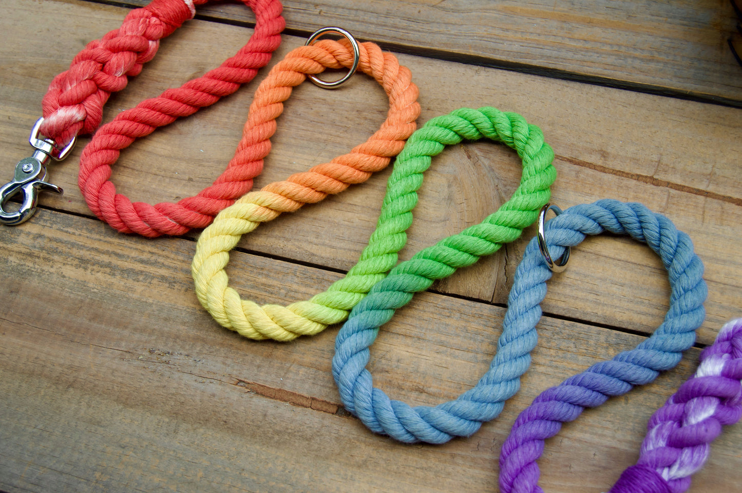 RAINBOW: Handsfree Rope Dog Leash