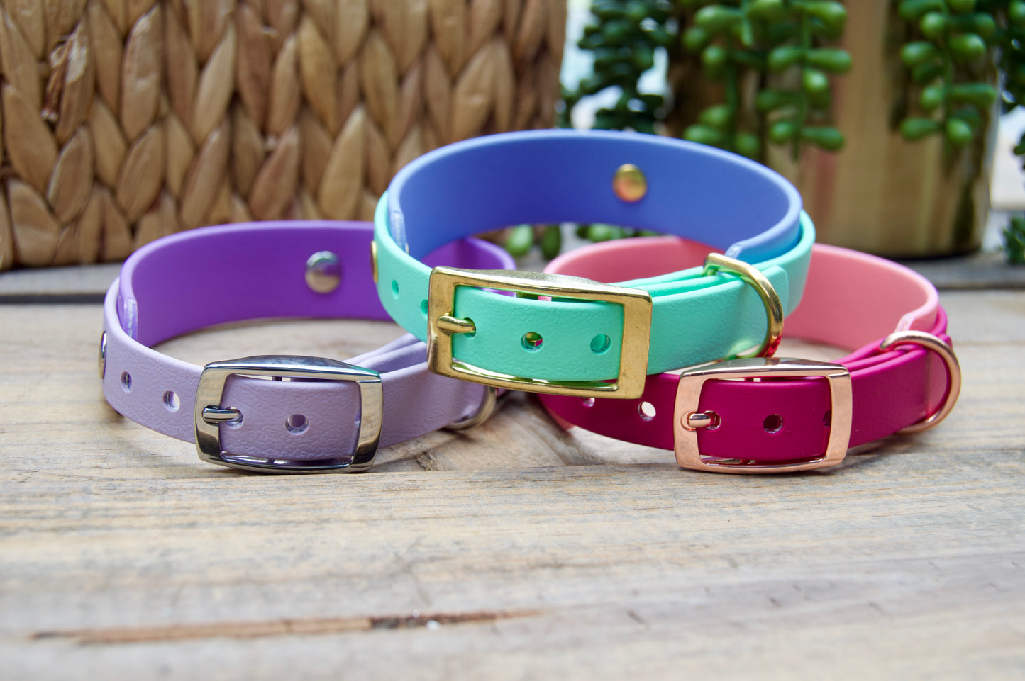 Mini Double Layer Biothane Dog Collar