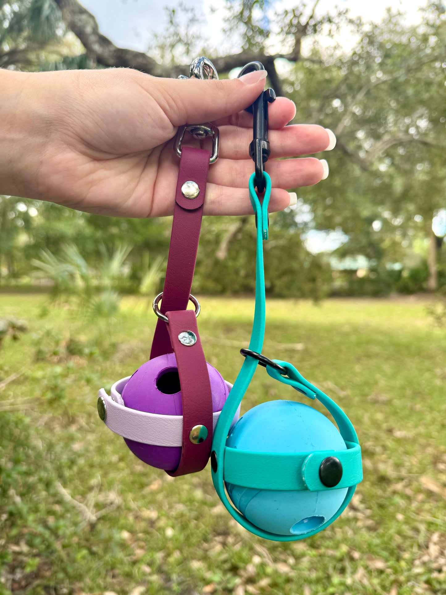 Biothane Dog Ball Holder