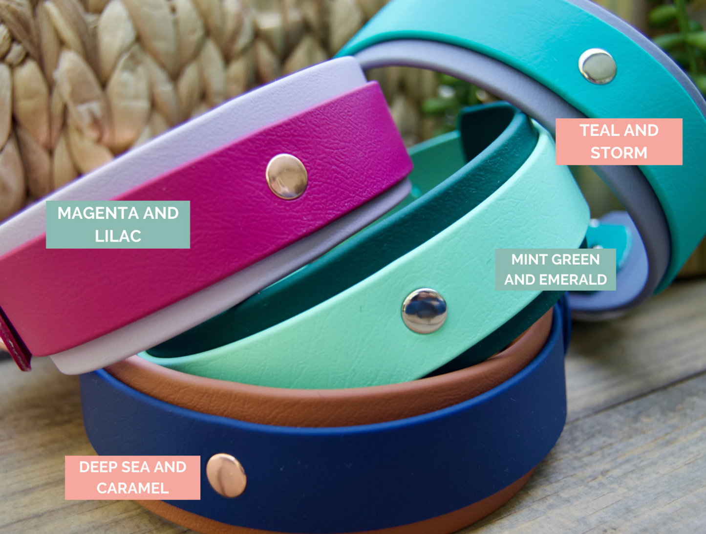 Double Layer Biothane Dog Collar