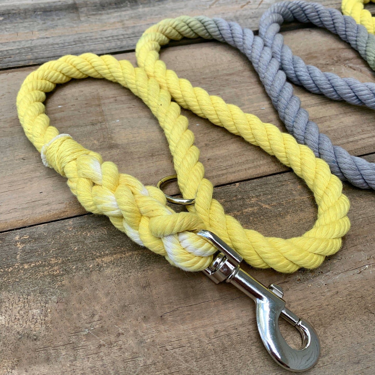 Custom Two Color End Handsfree Rope Dog Leash