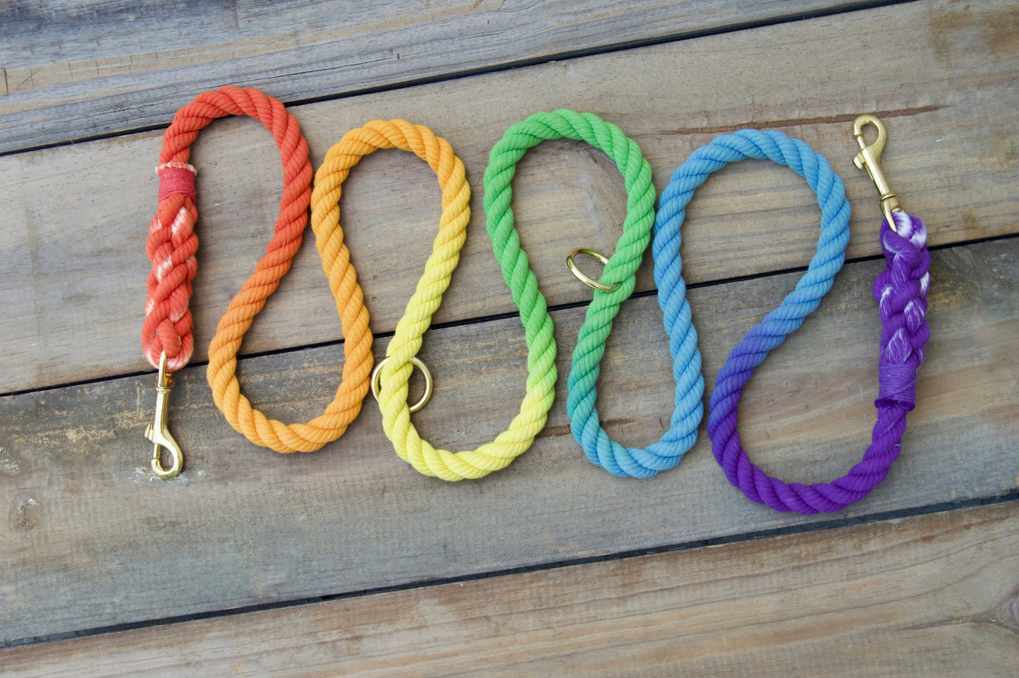 RAINBOW: Handsfree Rope Dog Leash