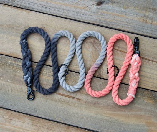 Custom Three Color Handsfree Rope Dog Leash
