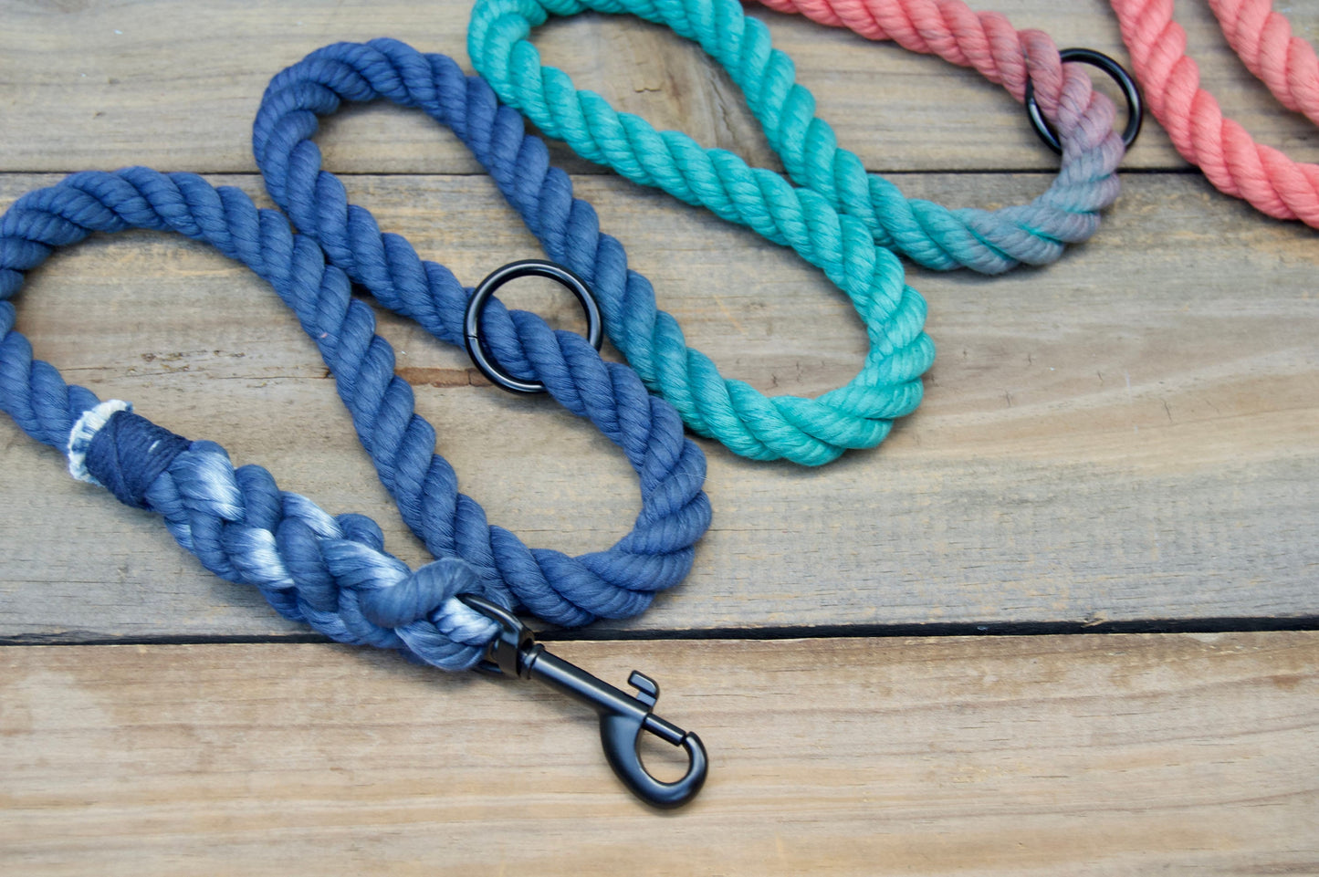 SUMMER NIGHTS: Handsfree Rope Dog Leash with traffic handle