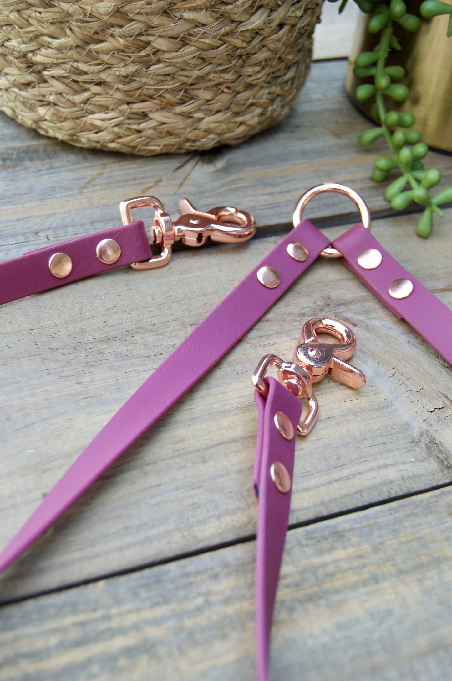 Biothane Two Dog Leash Coupler