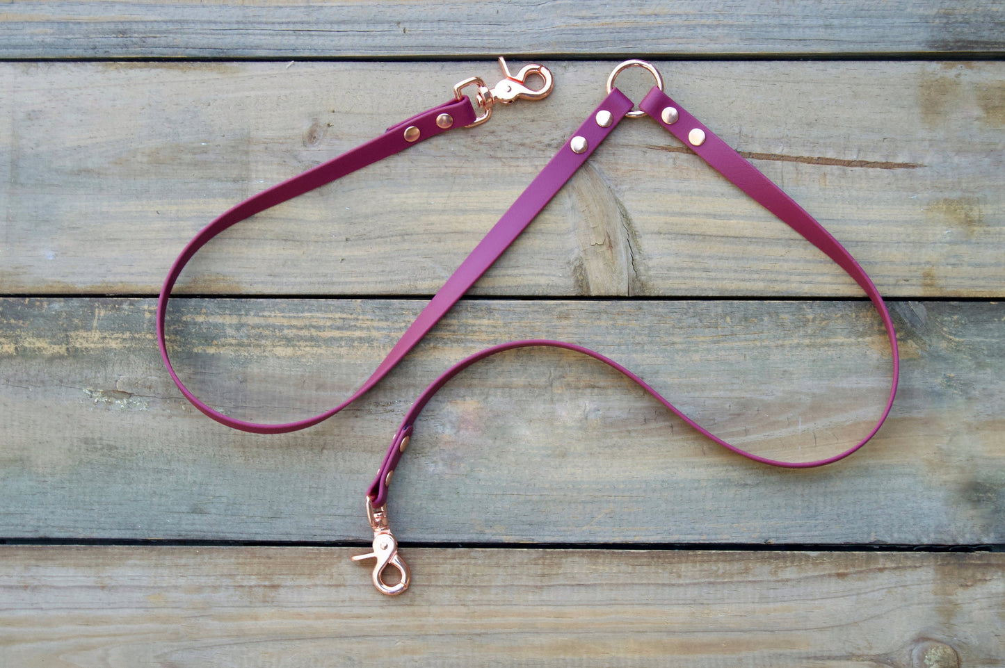 Biothane Two Dog Leash Coupler