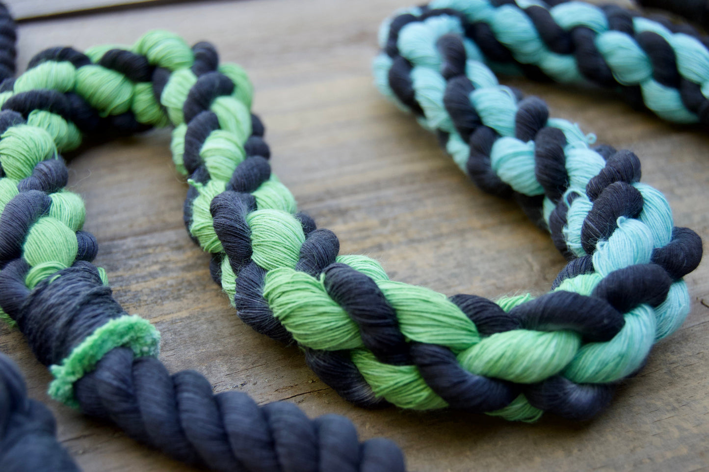 Two Color: Mid-Splice Rope Dog Leash
