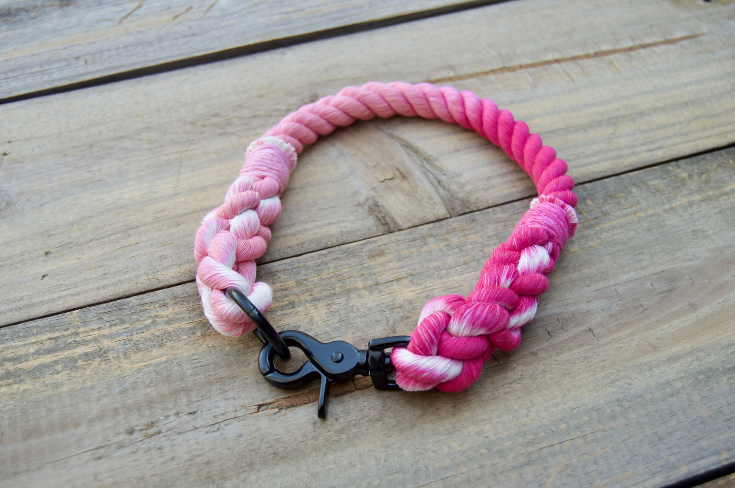 Two Color Rope Dog Collar
