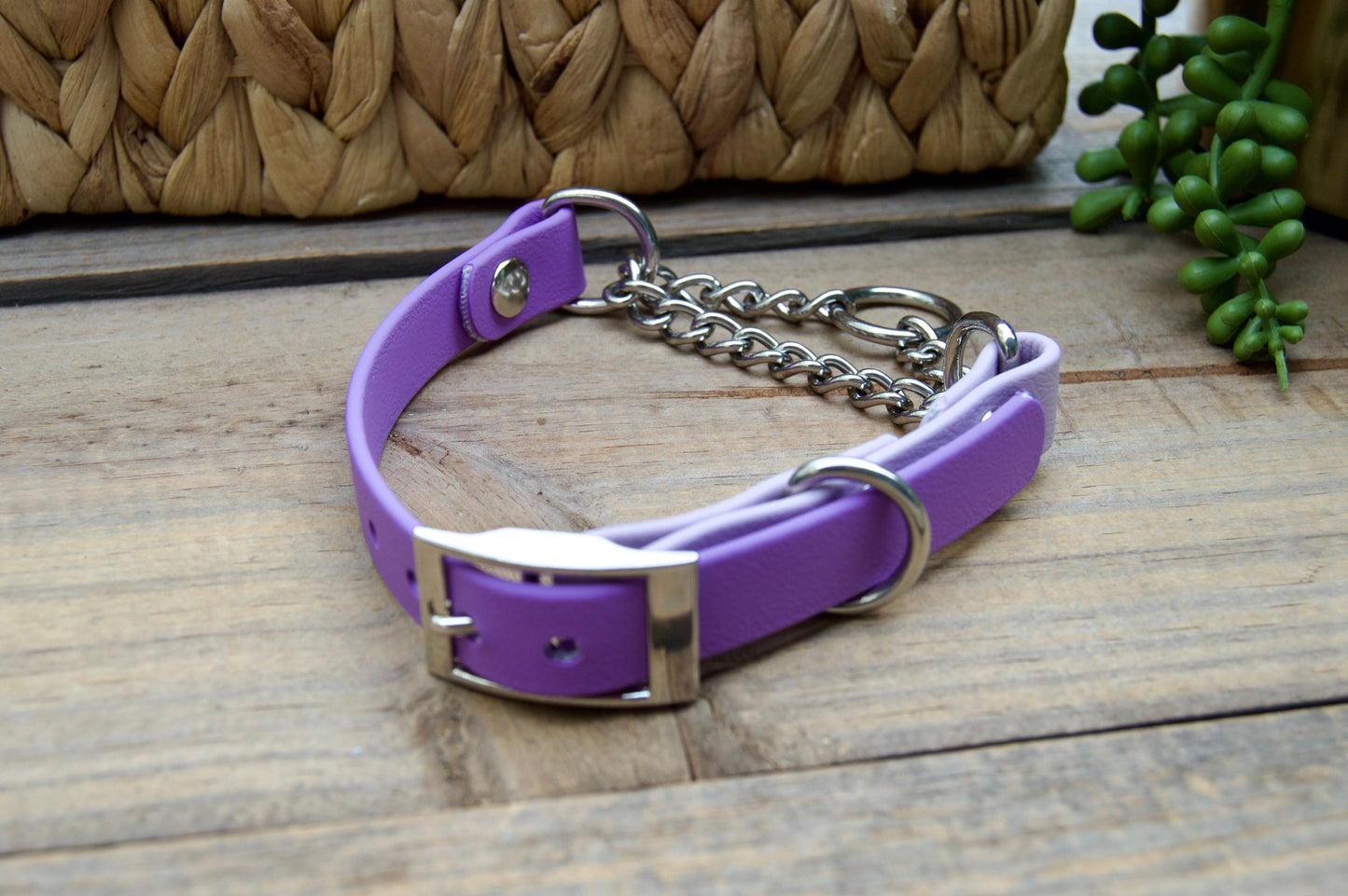 Mini Martingale Adjustable Biothane Dog Collar