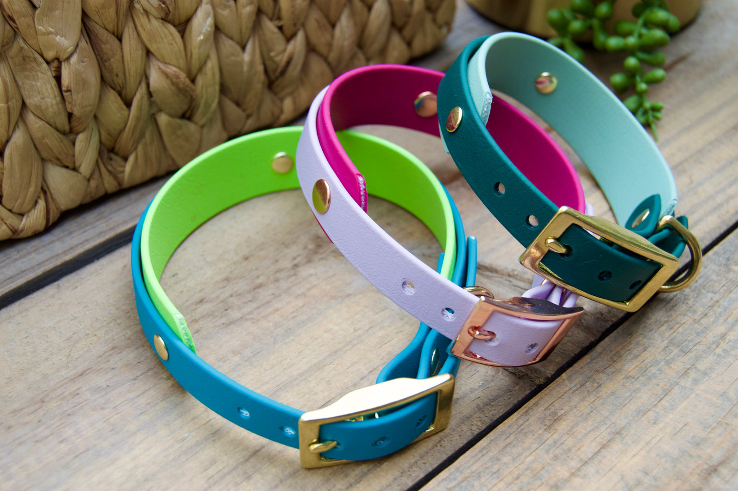 Mini Double Layer Biothane Dog Collar