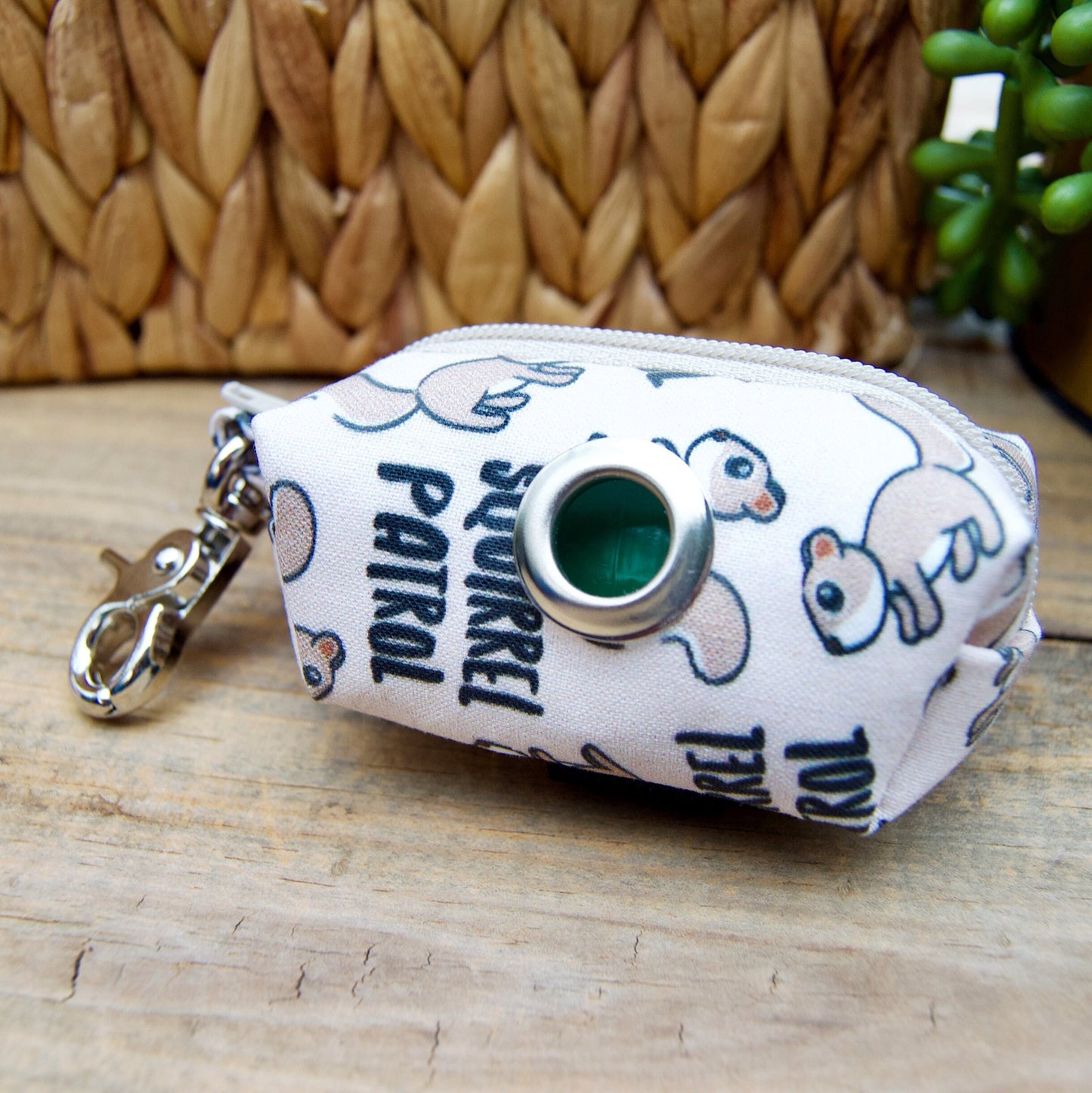 SQUIRREL : Squirrel Patrol Funny Dog Poop Bag Holder