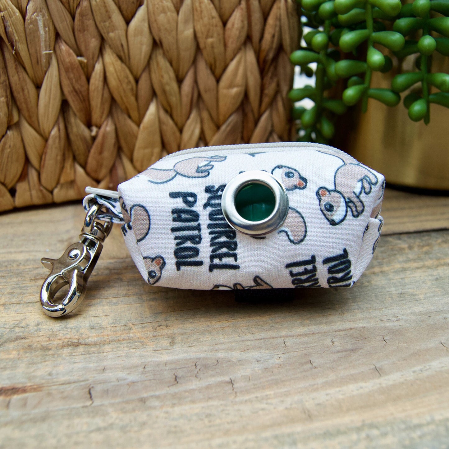 SQUIRREL : Squirrel Patrol Funny Dog Poop Bag Holder