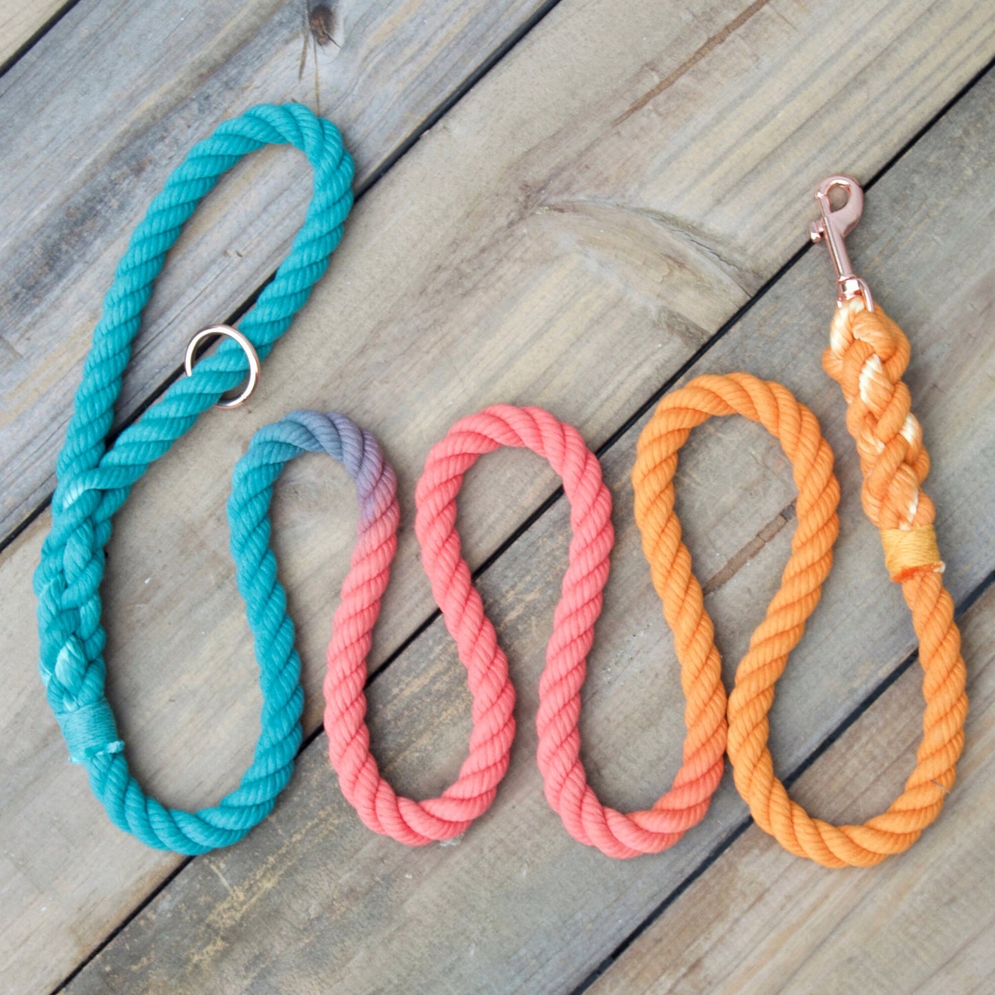 SUNBURST: Rope Dog Leash