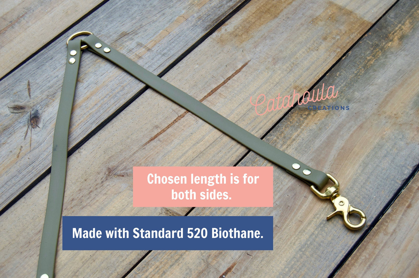 Biothane Two Dog Leash Coupler