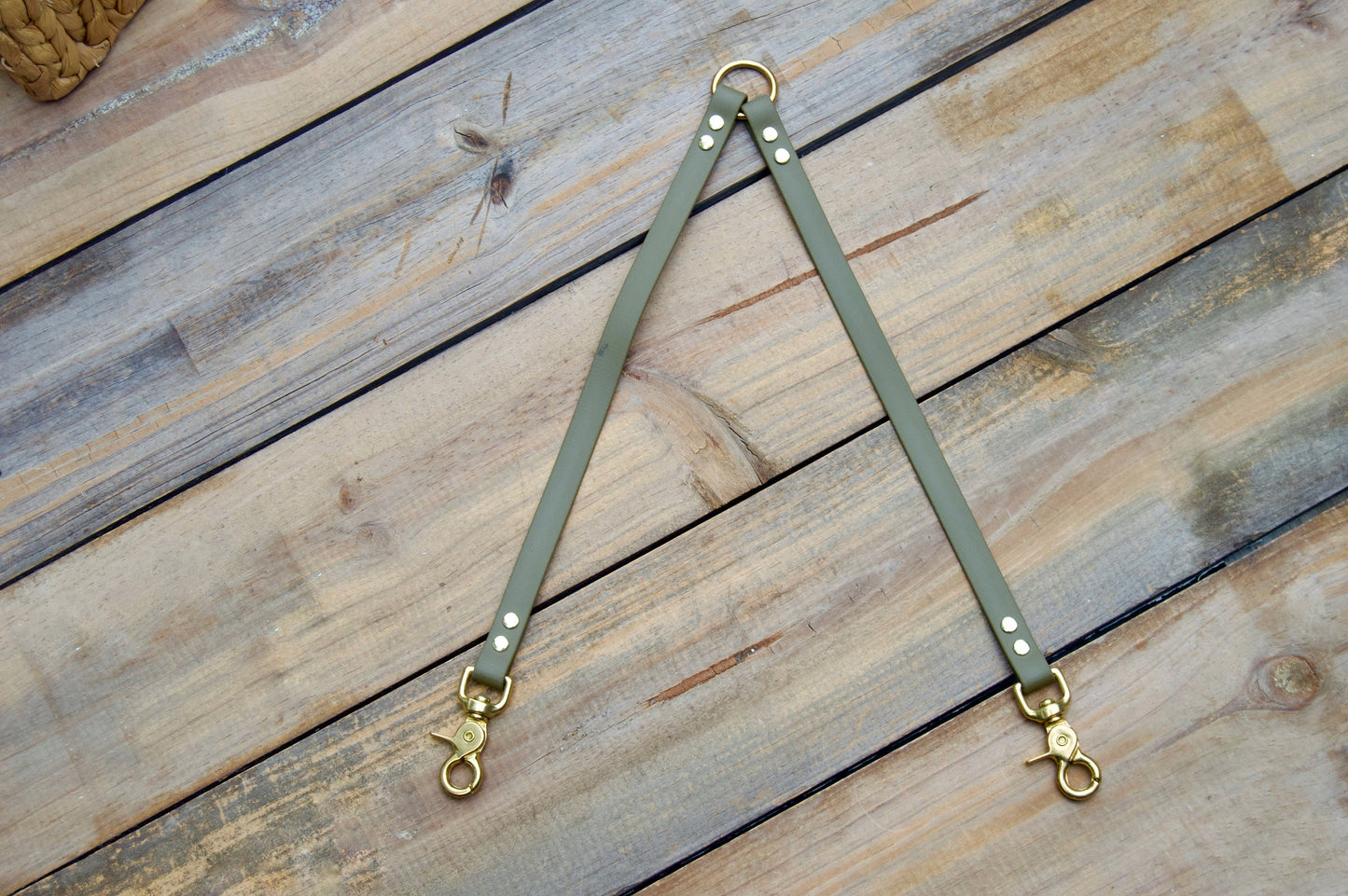 Biothane Two Dog Leash Coupler