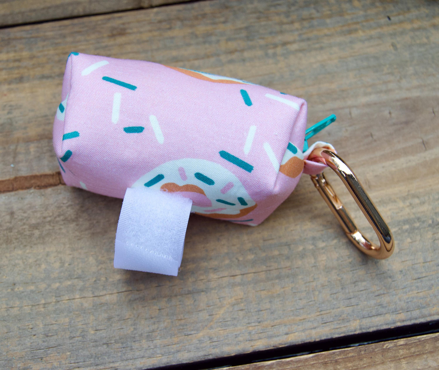 DONUT: Pink Dog Poop Bag Holder