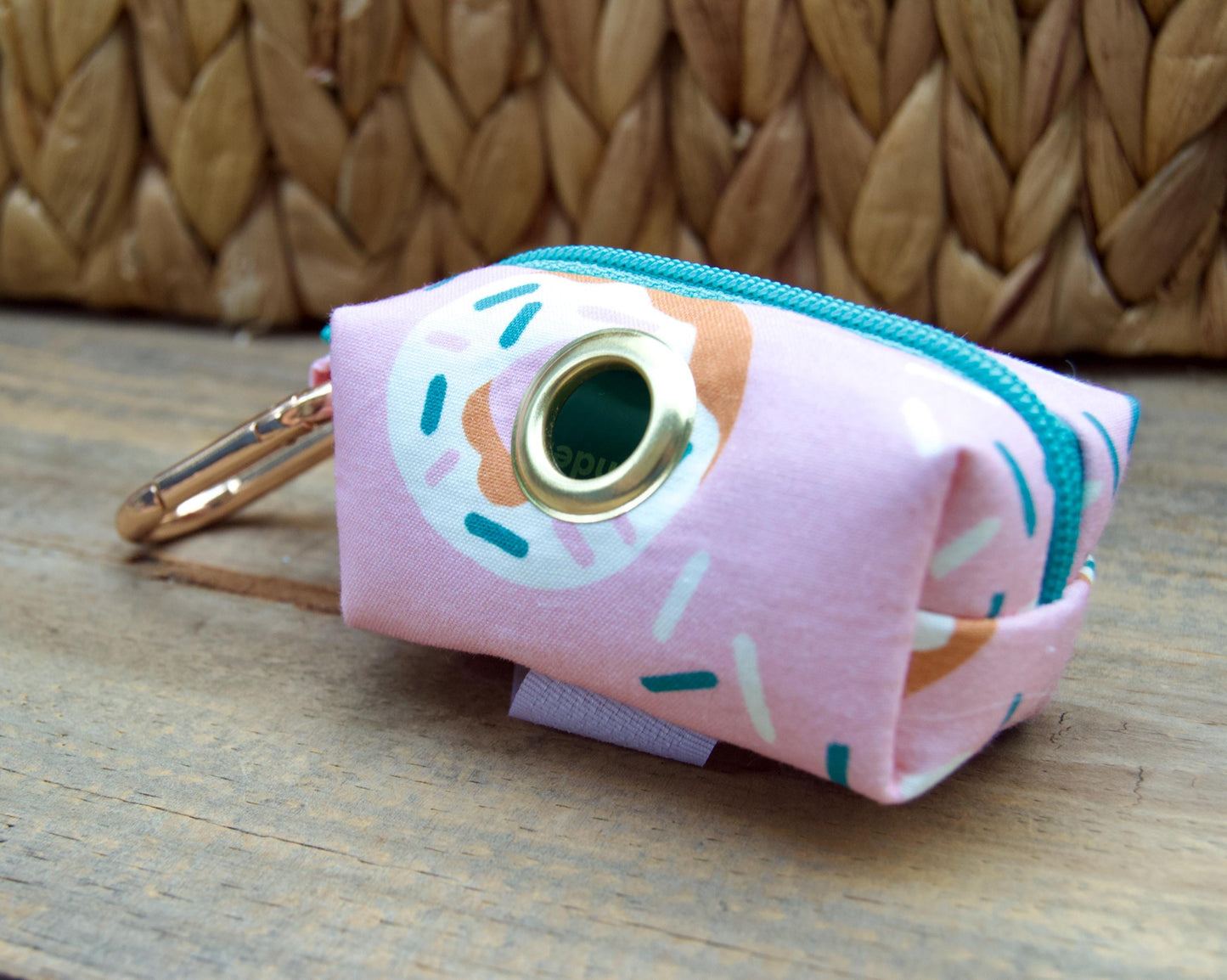 DONUT: Pink Dog Poop Bag Holder