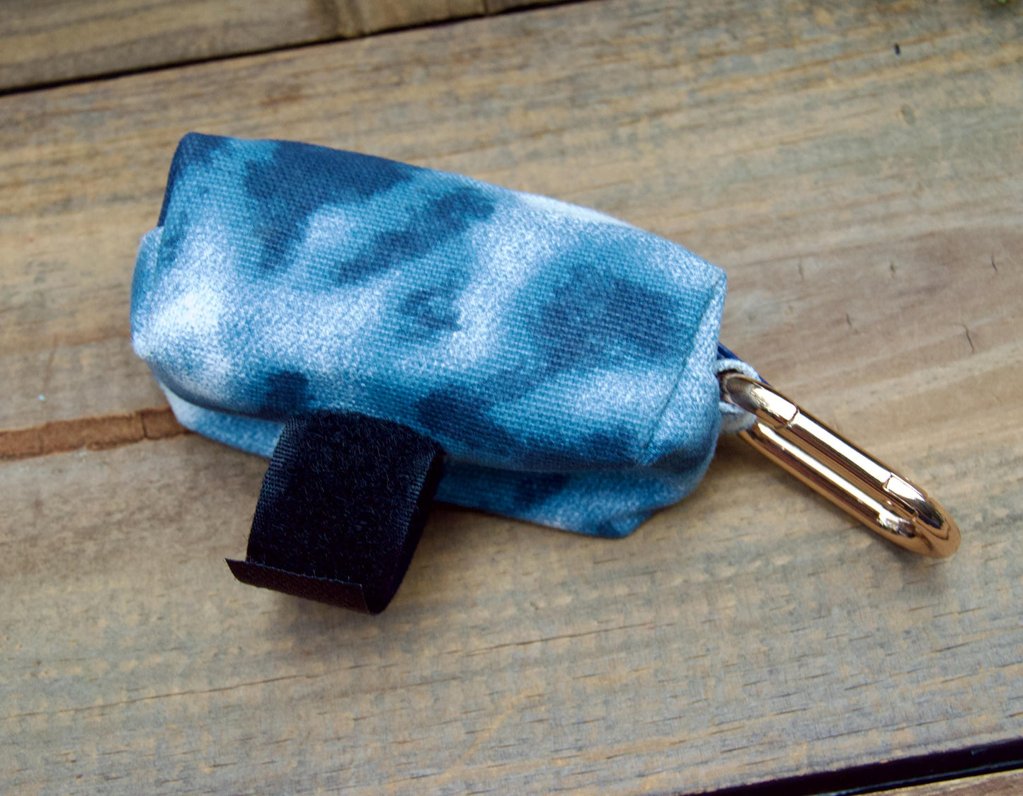 OCEAN: Navy Tie Dye Dog Poop Bag Holder