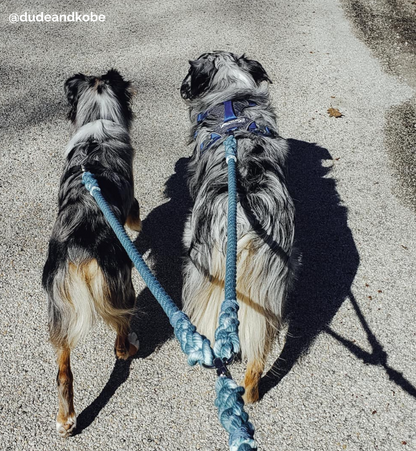 Custom Single Color Rope Dog Leash Coupler ONLY