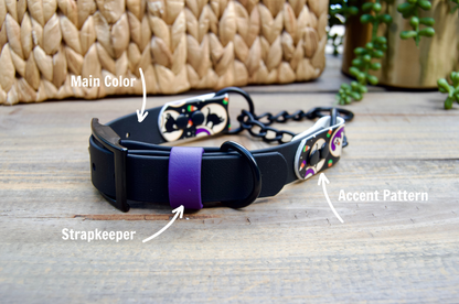 SCRAP SALE: Accent Biothane Chain Martingale