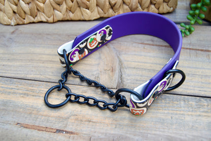 SCRAP SALE: Tapered 1.5 INCH Biothane Chain Martingale