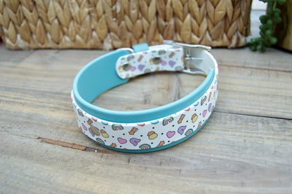 Lucky: Printed Double Layer Biothane Dog Collar