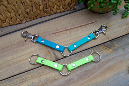 Biothane strap for attaching fan to dog kennel door
