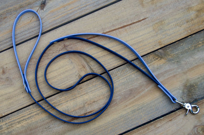 Two Color Biothane Dog Leash With Traffic Handle