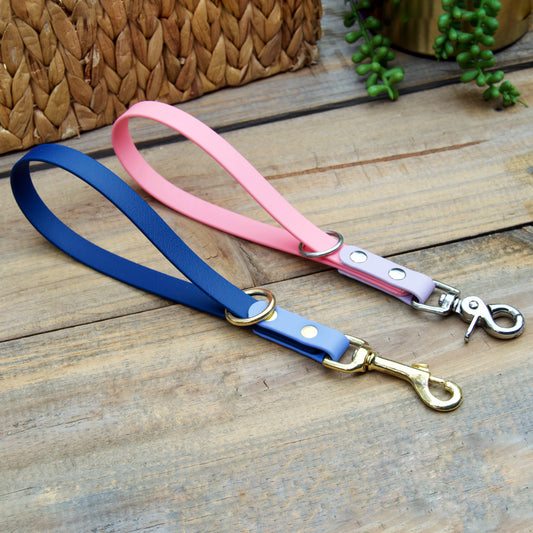 Two Color Biothane Grab Handle Dog Leash