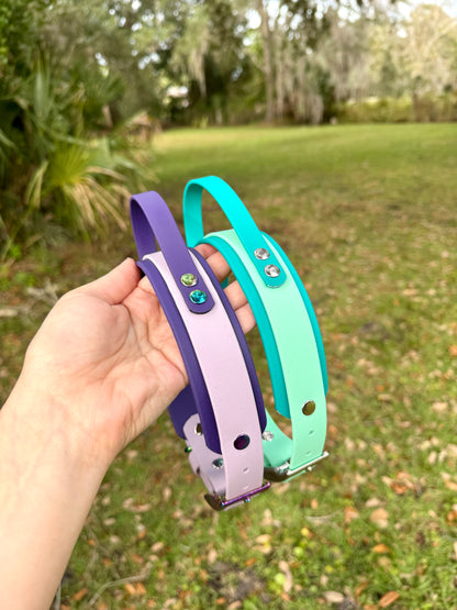 Sport Handle Double Layer Biothane Dog Collar