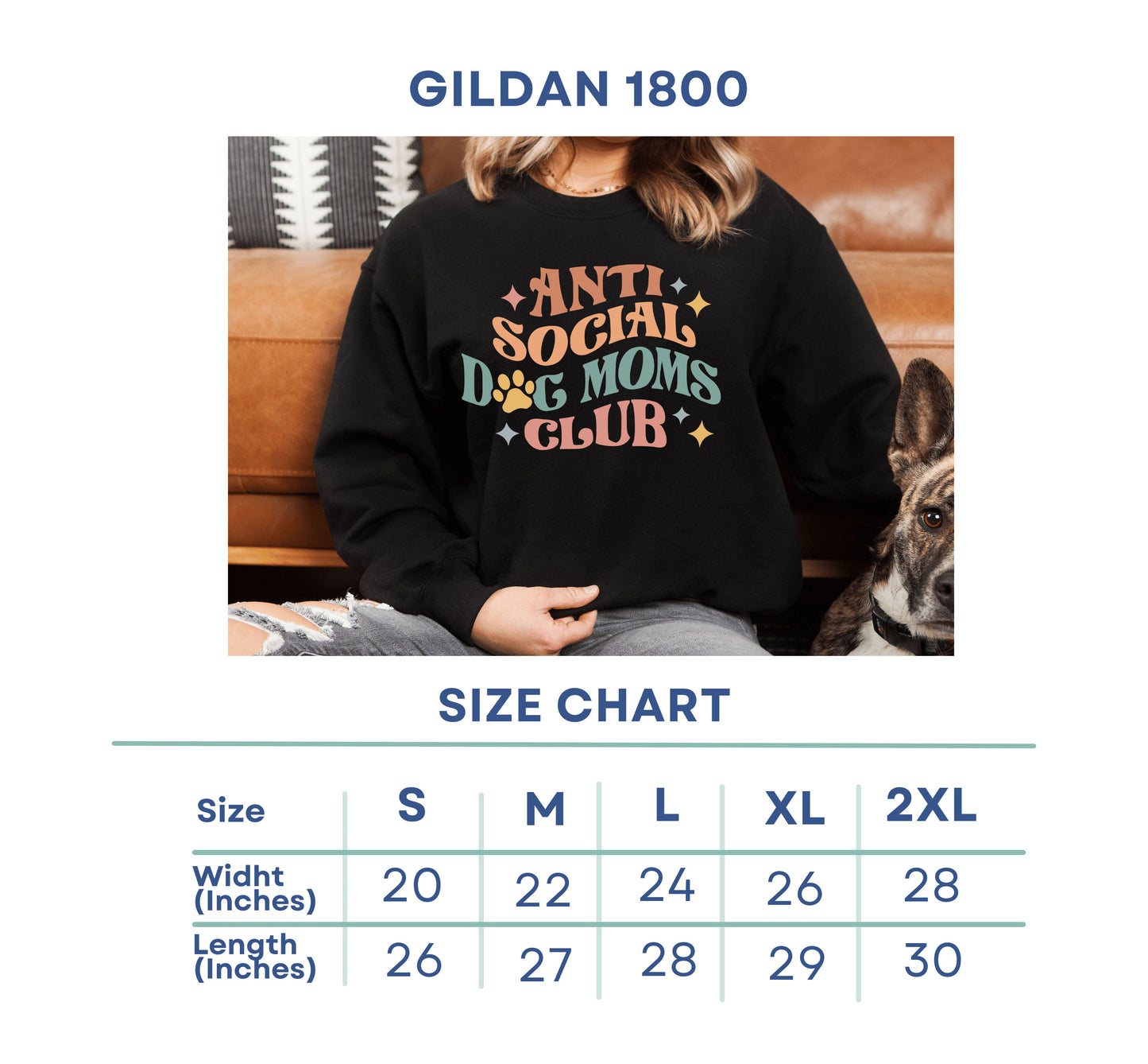 RTS Iced Coffee and Dogs Crewneck Sweatshirt