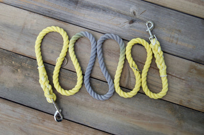 Custom Two Color End Handsfree Rope Dog Leash