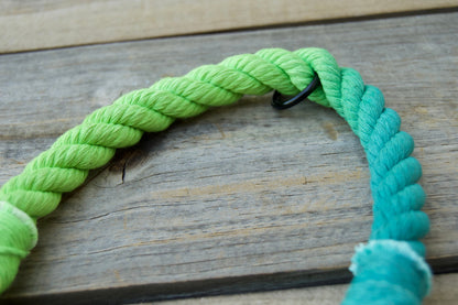 Custom Two Color Service Dog Rope Pull Strap
