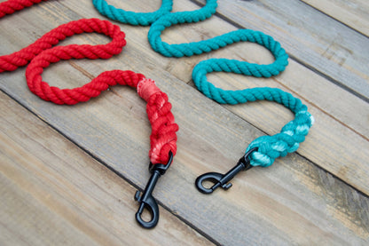 Custom Two Color Rope Dog Leash Coupler ONLY