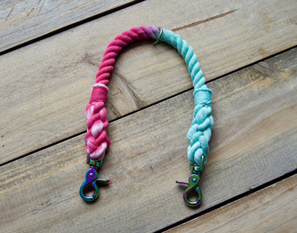 Custom Two Color Service Dog Rope Pull Strap