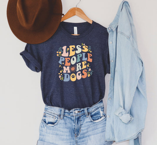 Less People More Dogs T-Shirt