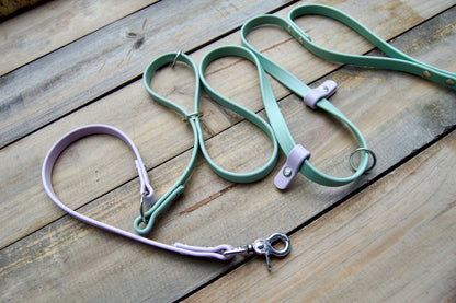 Handsfree Biothane Dog Leash with Traffic Handle
