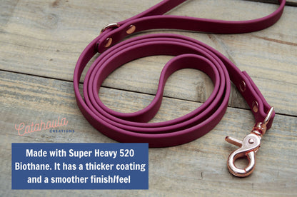 Single Color Biothane Dog Leash