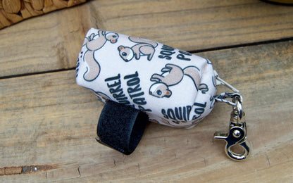 SQUIRREL : Squirrel Patrol Funny Dog Poop Bag Holder