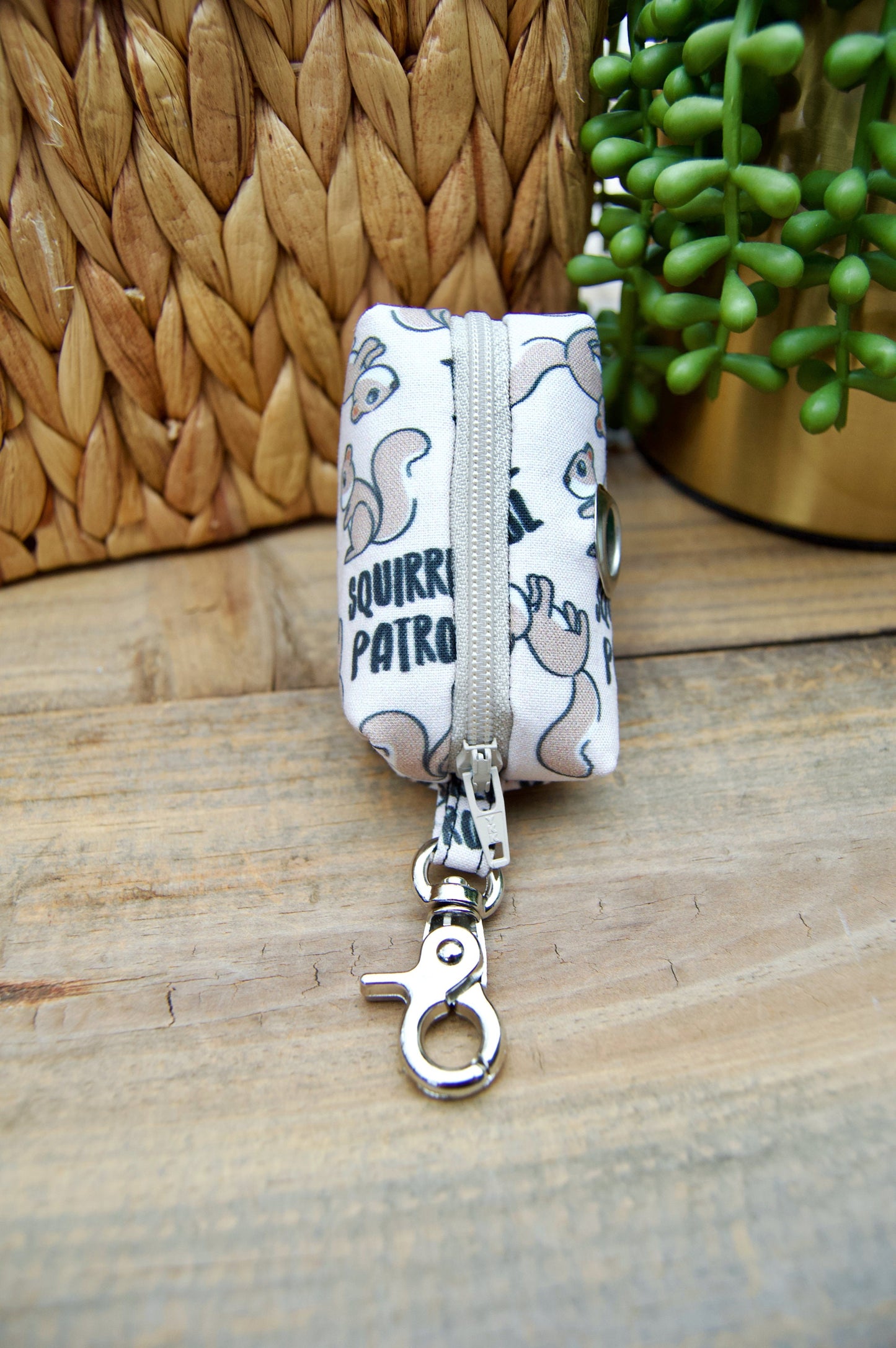 SQUIRREL : Squirrel Patrol Funny Dog Poop Bag Holder