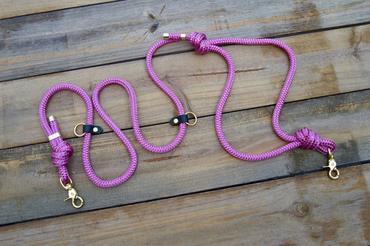 VENTURE Handsfree Nylon Rope Dog Leash with Traffic Handle