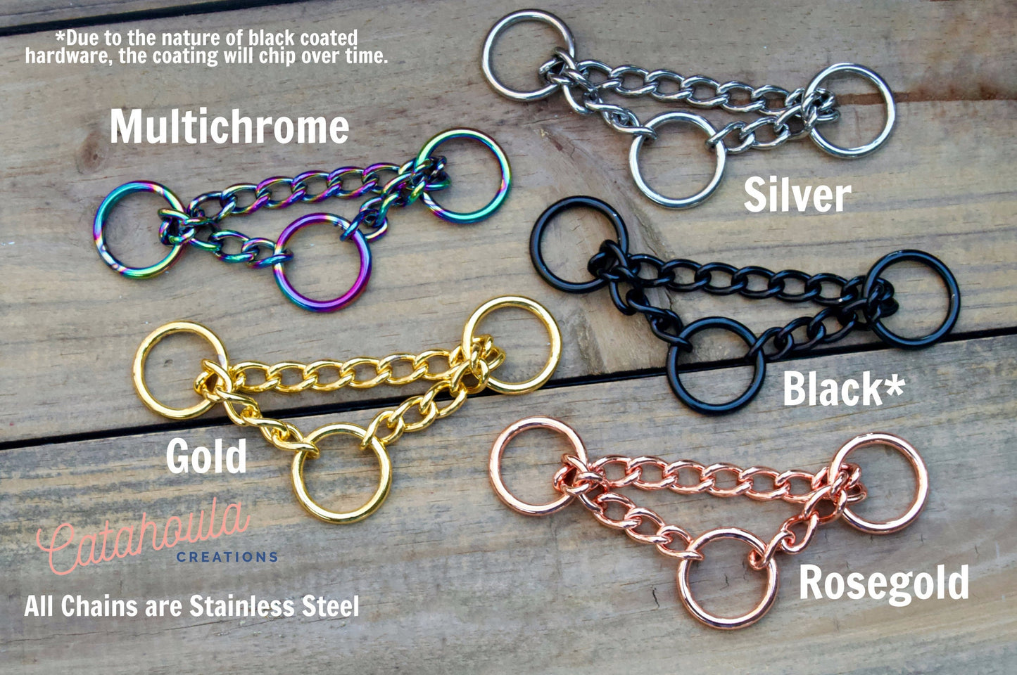 Two Color Martingale Adjustable Biothane Dog Collar